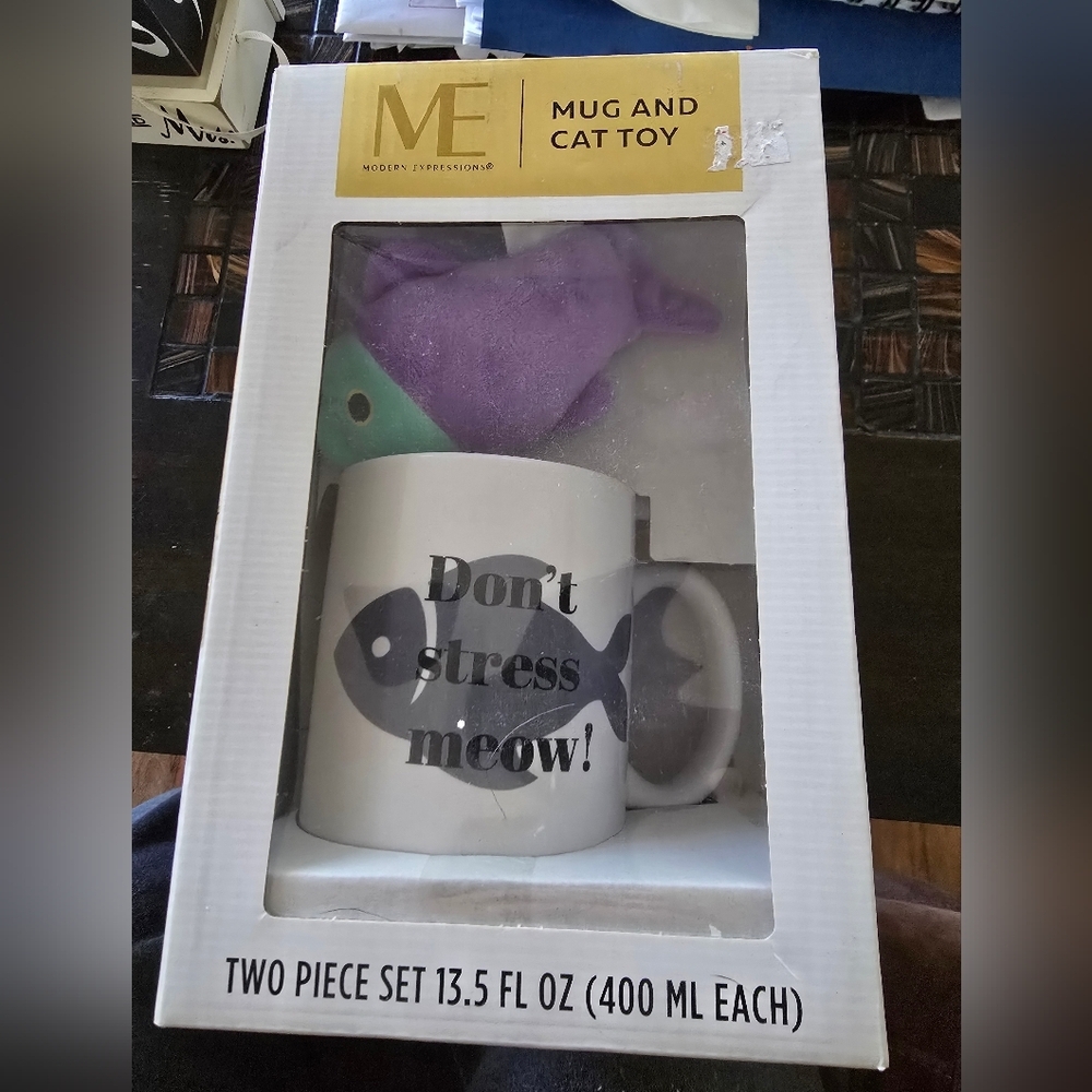 ME Mug & Cat Toy New